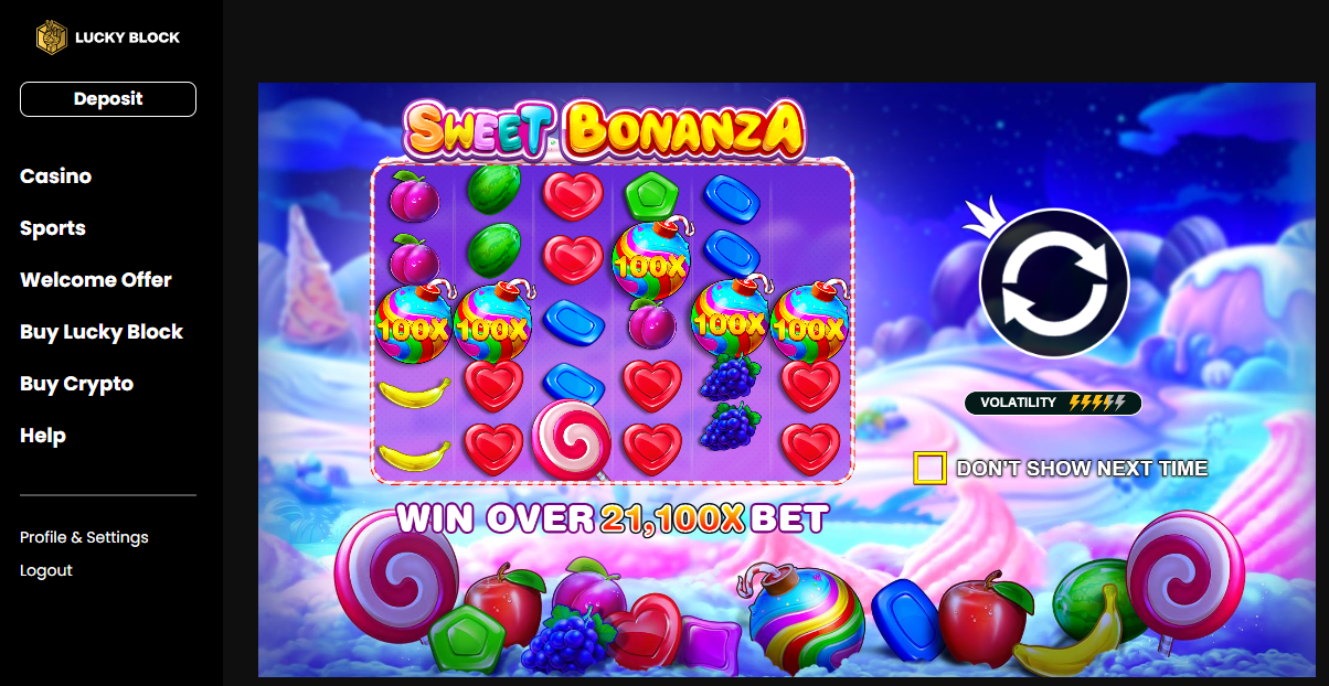 lucky block casino games spelen