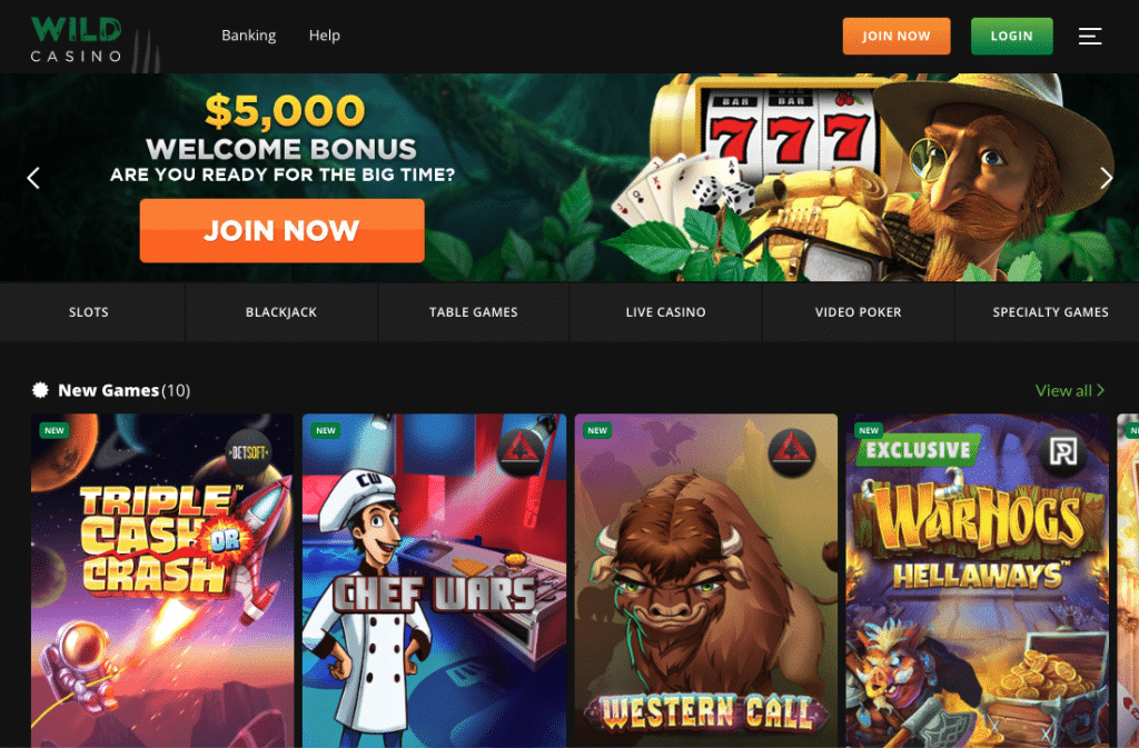 Wild casino ethereum casino bonus