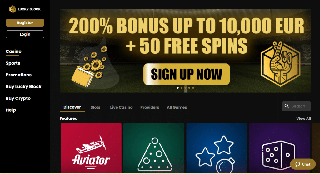 luckyblockcasino register signup