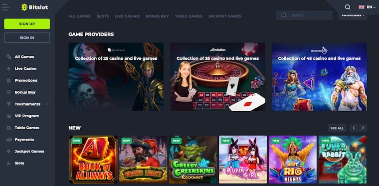 Bitslot Ethereum Casino