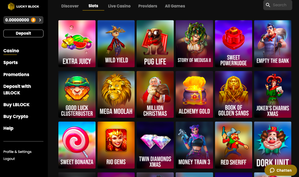 best uitbetalende slots van lucky block