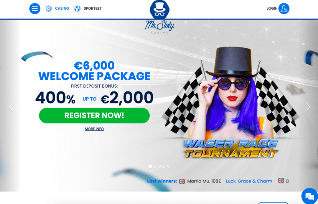 Het hoogste rtp online casino van Mr Sloty