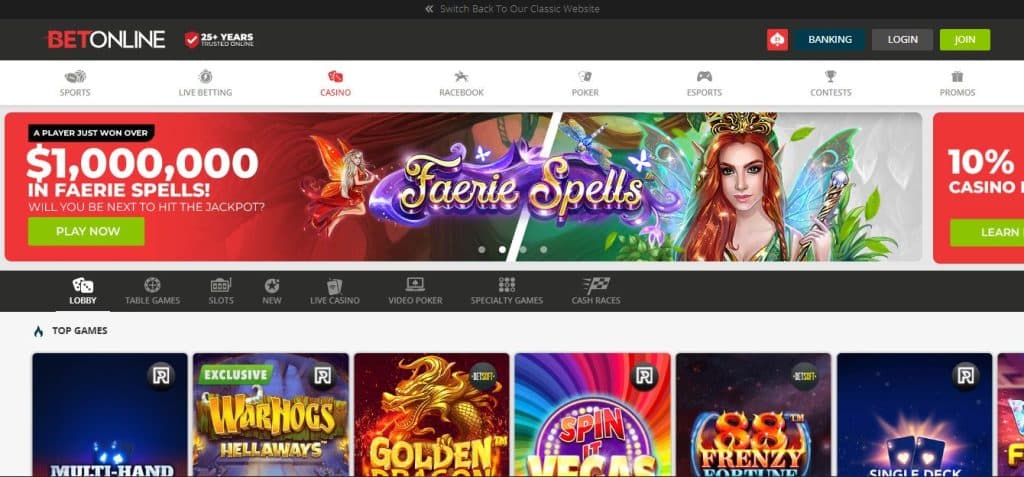 online casino bonus zonder storting - Betonline homepagina